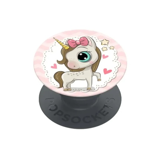 PopSockets Phone Holder Unicorn Pony (white/pink)