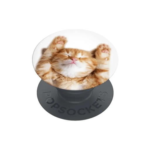 PopSockets Phone Holder Snoozy Cat (white)