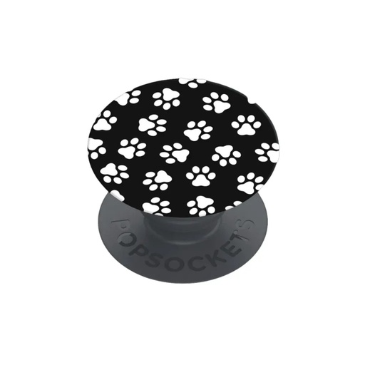 PopSockets držač za mobitel Dog's Paws (crno/bijelo)