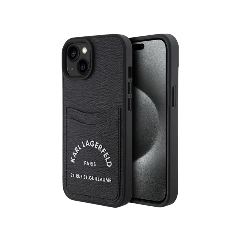 Karl Lagerfeld maska Saffiano Cardslots RSG 3D Logo