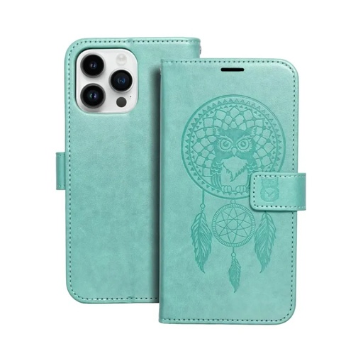 Preklopna maska Mezzo Dreamcatcher (Samsung S24 Ultra, zeleno)