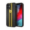 Ferrari maska Carbon Effect Yellow Stripes