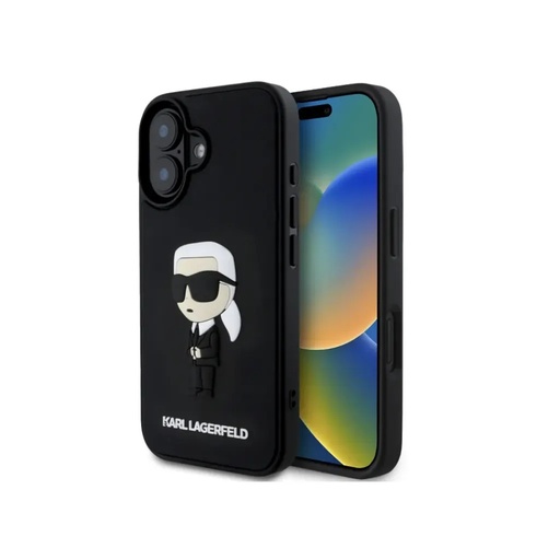 Karl Lagerfeld maska 3D Rubber K&C (Samsung S24+, crno)
