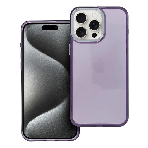 Silicone Case Pearl (iPhone 15 Pro, purple)