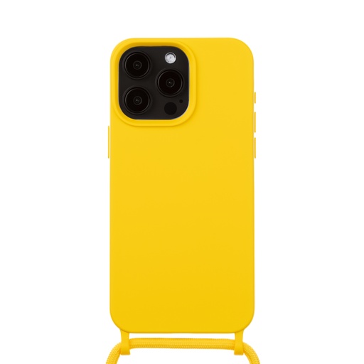 Phone Case Monochrome Cord (Xiaomi Redmi 12 4G/5G, yellow)