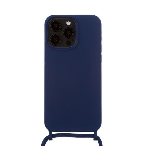 Phone Case Monochrome Cord (iPhone 13 Pro, dark blue)