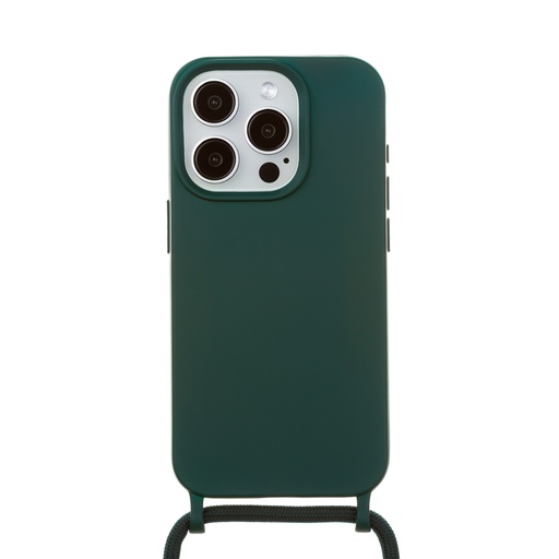 Phone Case Monochrome Cord (iPhone 13 Pro Max, dark green)