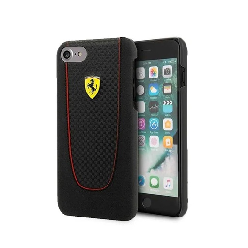 Ferrari maska Real Carbon Pit Stop (iPhone 7/8/SE2, crno)