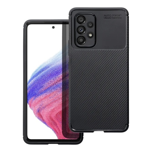 Silicone Case Carbon Premium (Samsung A15, black)