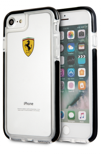 Ferrari Phone Case Glossy Transparent On Track