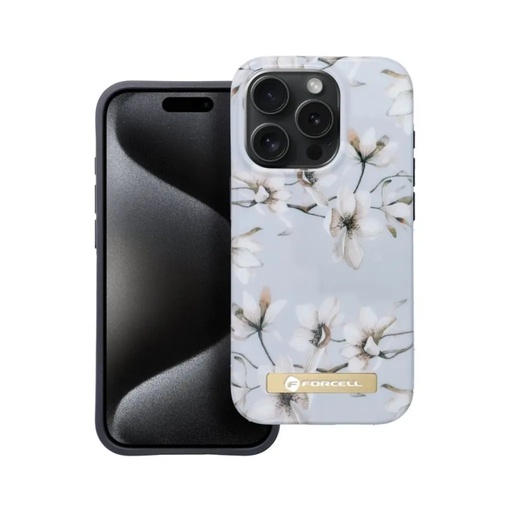 Forcell maska Mirage Spring Flowers (iPhone 14 Pro, plavo)