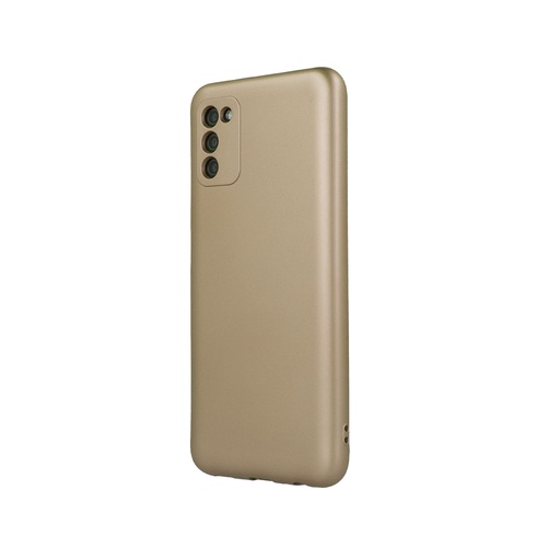 Silicone Case Ultra Lux Metallic (iPhone 15, gold)