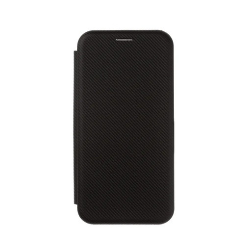 Preklopna maska Magnetic Carbon Fiber (iPhone 14 Pro, crno)