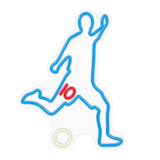 Neon LED Light Plexi Footballer