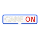 LED neonsko svjetlo Plexi Game On