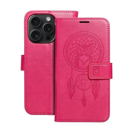 Bookcase Mezzo Dreamcatcher (Samsung A34, dark pink)