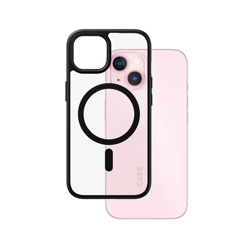 PanzerGlass Phone Case MagSafe Care (iPhone 15 Pro, black)