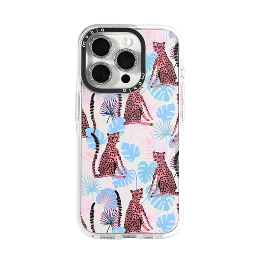 Maska Pattern Wild Cats (iPhone 14, prozirno)