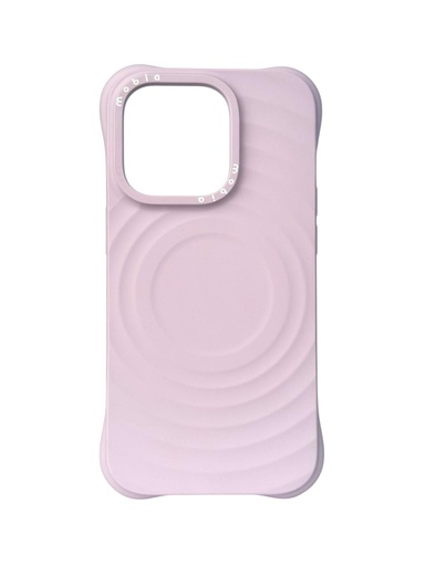 Silicone Case Wave (iPhone 15 Pro, purple)