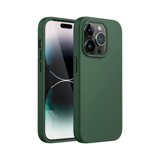 Silikonska maska Liquid (iPhone 15 Pro, crno)