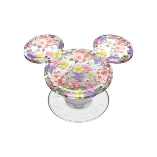 PopSockets držač za mobitel Earridescent Mickey Cascading Flowers (prozirno)