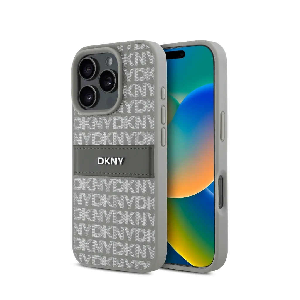 DKNY maska Repeat Pattern Tonal Stripe