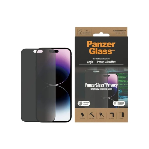 PanzerGlass Screen Protection Privacy (iPhone 16 Pro Max)
