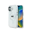 Karl Lagerfeld Phone Case Head Metal Frame MagSafe