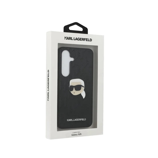 Karl Lagerfeld maska Monogram Karl Head Pin (Samsung S25 Ultra, crno)