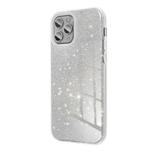 Maska 3in1 Glitter srebrna (Samsung A36, srebrno)