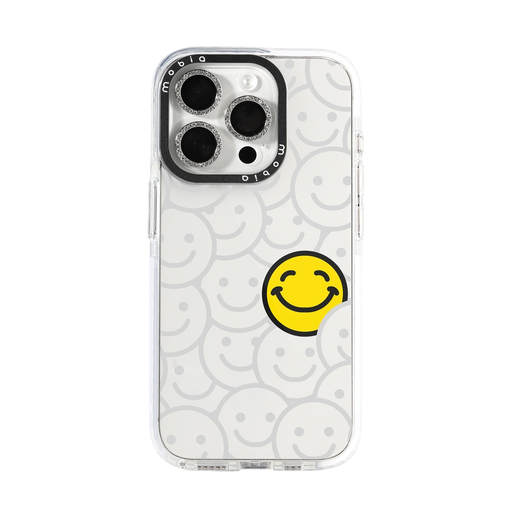 Maska Pattern Happy (iPhone 16, prozirno)