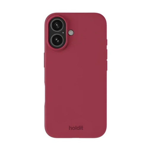 holdit Phone Case Silicone Case (iPhone 15, burgundy)