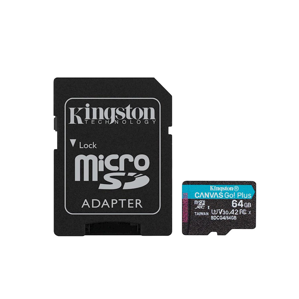 Kingston MicroSD Card Canvas Go! Plus