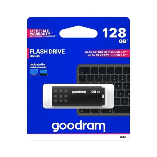 Goodram USB memorija UME3 128 GB (crno, 128 GB)