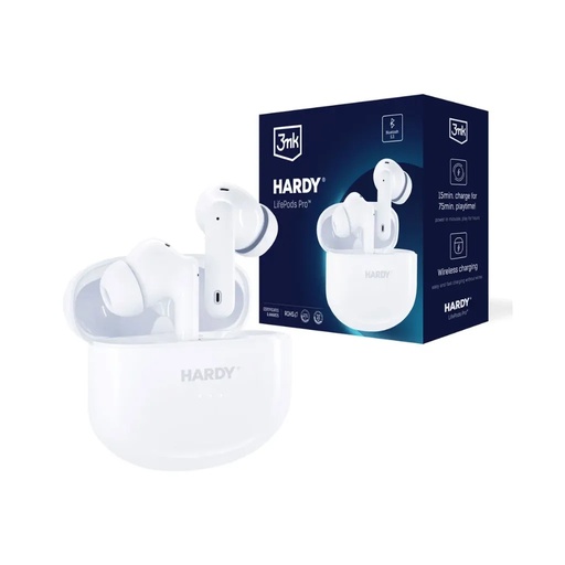 3mk Earphones LifePods Pro (white, ear buds)