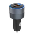 Forcell Car Adapter F-Energy 2 x USB C + USB 65W