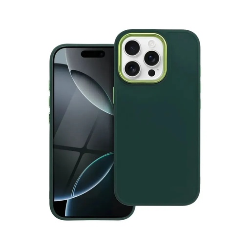 Maska Metal Lens Frame (iPhone 16, tamno zeleno)