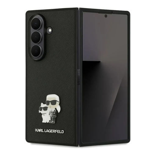 Karl Lagerfeld maska K&C Pin Saffiano (Samsung Z Fold7, crno)