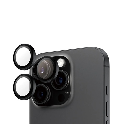 PanzerGlass Camera Protection Hoops Black Metal (iPhone 17 Pro/17 Pro Max/16 Pro/16 Pro Max, black)