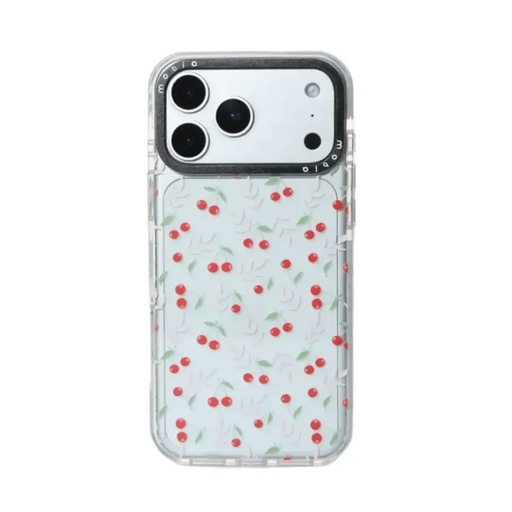 Phone Case Pattern Cherry (iPhone 17 Pro Max, transparent)
