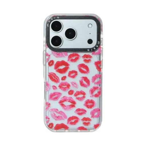 Phone Case Pattern Kiss (iPhone 17, transparent)
