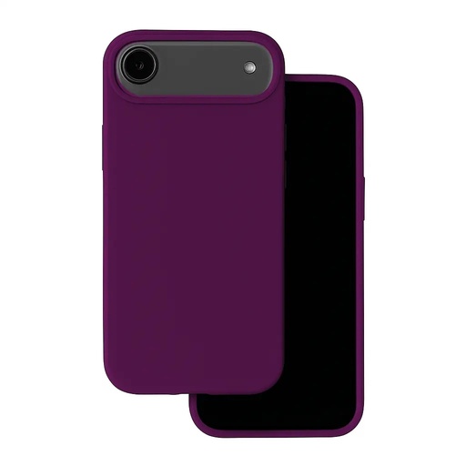 Silikonska maska Solid (iPhone 17, ljubičasto)