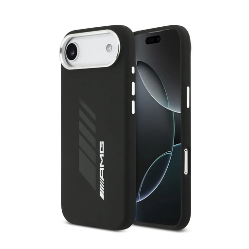 AMG maska MagSafe Oversize Rhombs Liquid (iPhone 17 Air, crno)