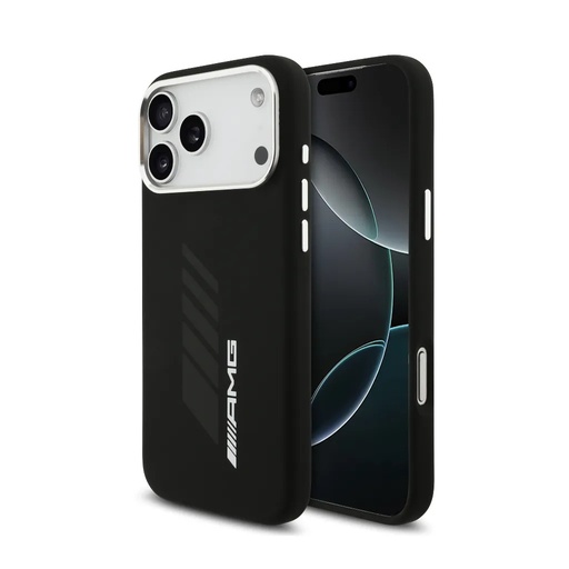 AMG Phone Case MagSafe Oversize Rhombs Liquid (iPhone 17 Pro Max, black)