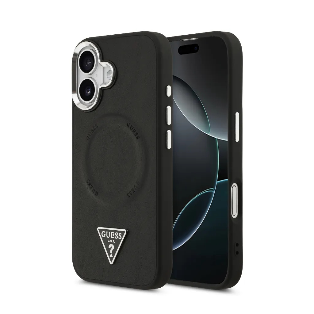 Guess maska MagSafe Triangle Logo Camera Frame