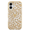 Guess maska MagSafe Leopard Glitter Triangle Logo