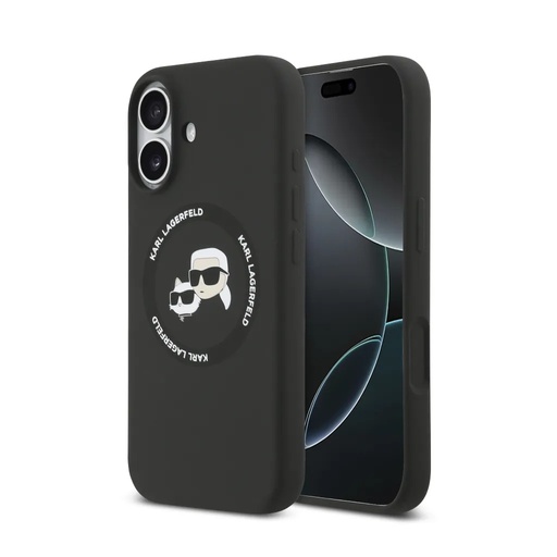 Karl Lagerfeld maska MagSafe K&C Heads Liquid (iPhone 17, crno)