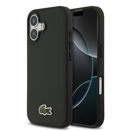Lacoste Phone Case Iconic Pique Petit Logo (iPhone 17 Air, dark green)