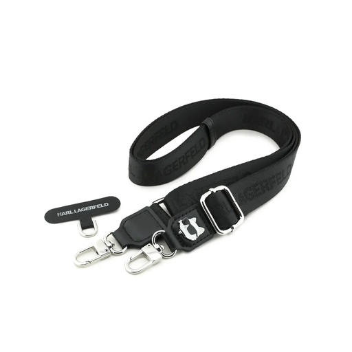 Karl Lagerfeld vezica za mobitel Choupette Tether Patch (crno)