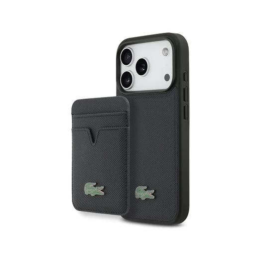 Lacoste Bundle Pack MagSafe Petit Pique (iPhone 17 Pro, dark blue)